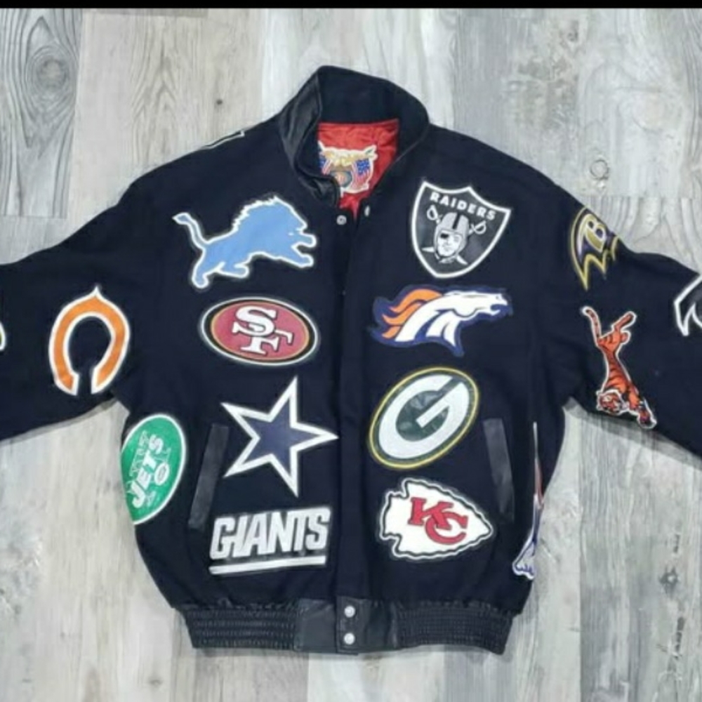 NFL Team Logo Patch Jacket
